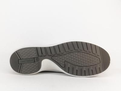 Basket homme grande taille blanche cuir souple confortable destockage JOSEF SEIBEL david 03