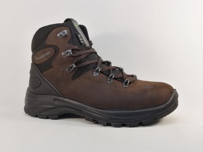 Chaussure randonnée homme cuir marron destockage GARSPORT falcade tex à pas cher