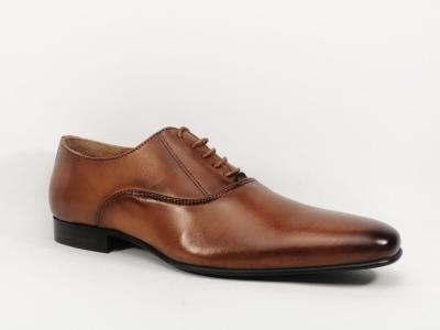 Chaussure de mariage homme cuir marron EGLANTINE Fabrication Portugal