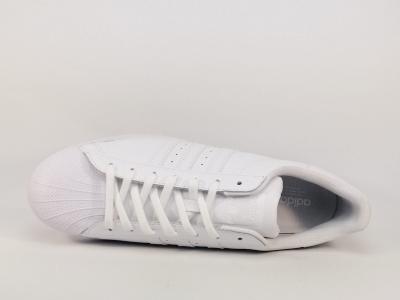 Basket grande pointure homme ADIDAS superstar cuir blanc en destockage