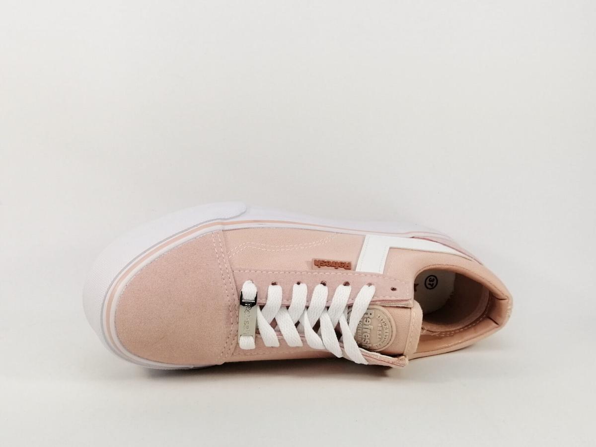 Basket Femme Toile Nude REFRESH I Pointure Plus