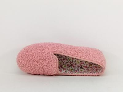 Chausson ballerine femme été pieds sensible rose en éponge OUF CLORES