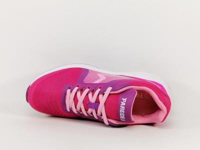 Chaussure de sport training femme à lacets rose PAREDES LD22134