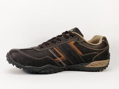 Basket marron grande pointure homme DOCKERS 44BN009 en destockage