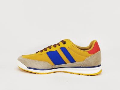 Basket tendance homme jaune confortable en destockage TEDDY SMITH 120300 à pas cher