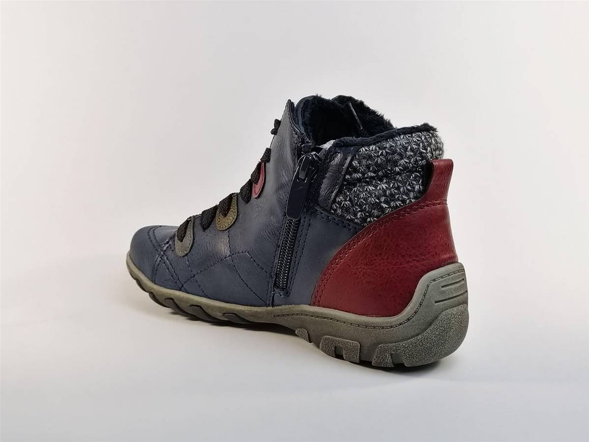 chaussure montante bleu