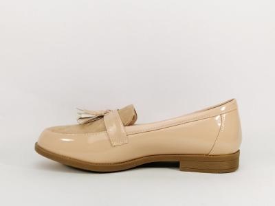 Mocassin chic beige grande pointure femme CINK ME DM326-7 à pas cher