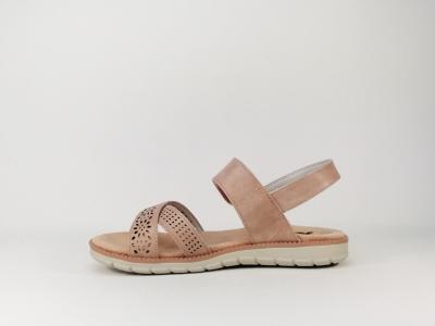 Sandale femme/fille tendance à velcro en destockage XTi 57087 rose