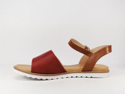 Sandale rouge en grande pointure femme à pas cher CINK ME DF926