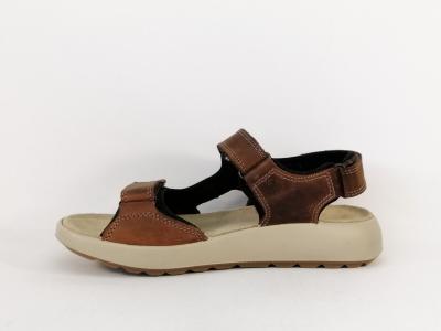 Sandale de marche homme confortable à velcro destockage IMAC ARA 754225 à pas cher