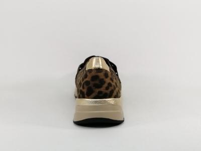 Mocassin leopard femme grand confort RIEKER 58944 semelle moelleuse