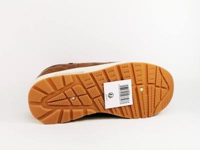 Basket à scratch homme pas cher camel tendance ROUTE 66 ponyo pieds larges