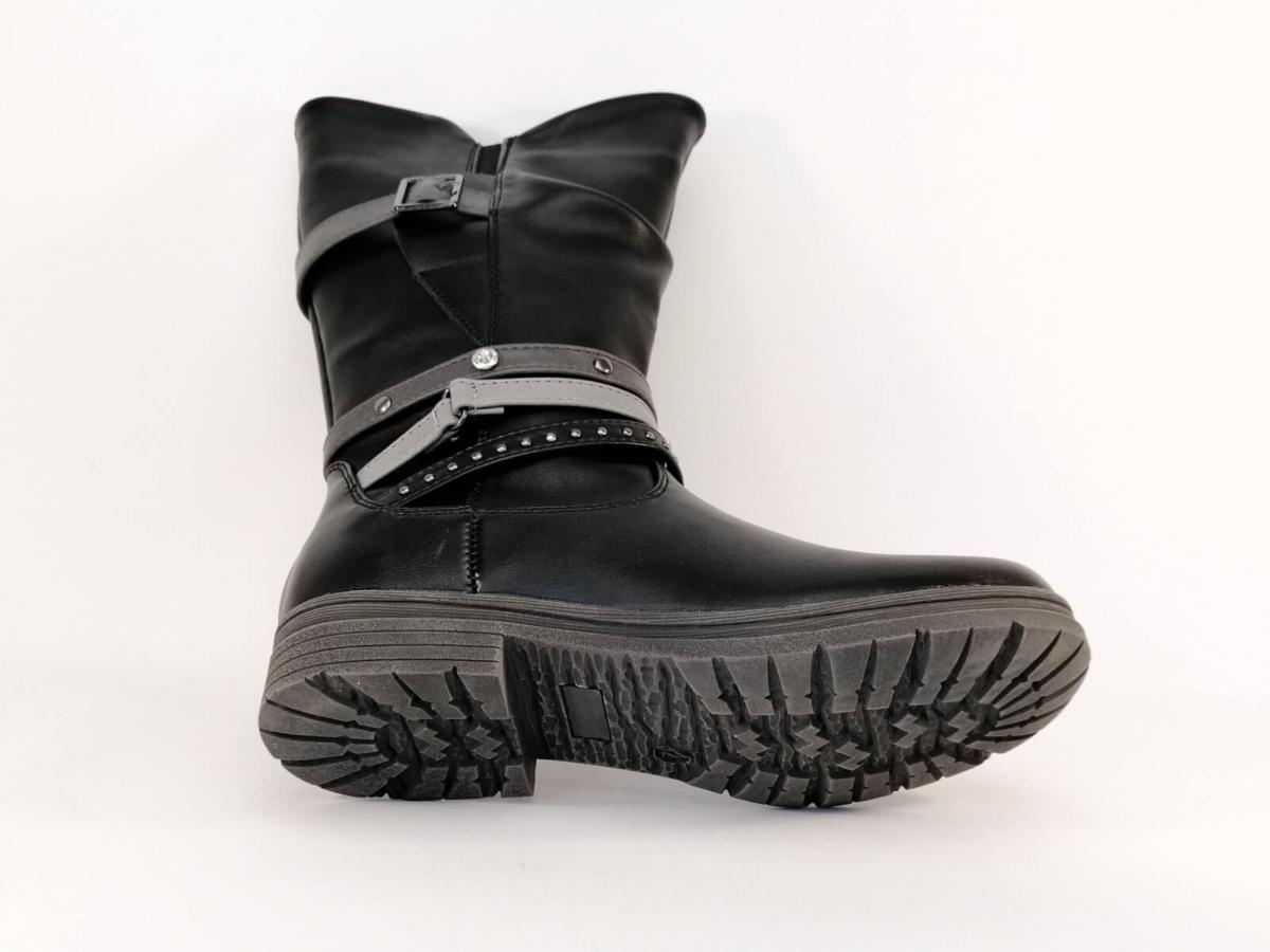 Botte Noire Tendance Destockage Wipop fille I Pointure Plus