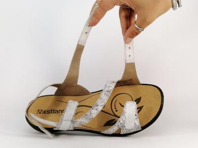 Sandale femme grande pointure confortable en cuir à velcro destockage WESTLAND JOSEF SEIBEL Ibiza 70