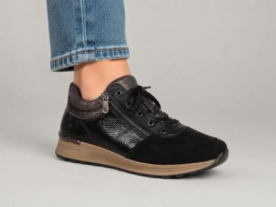 Chaussure femme pied large confortable souple RIEKER N1407 grande taille