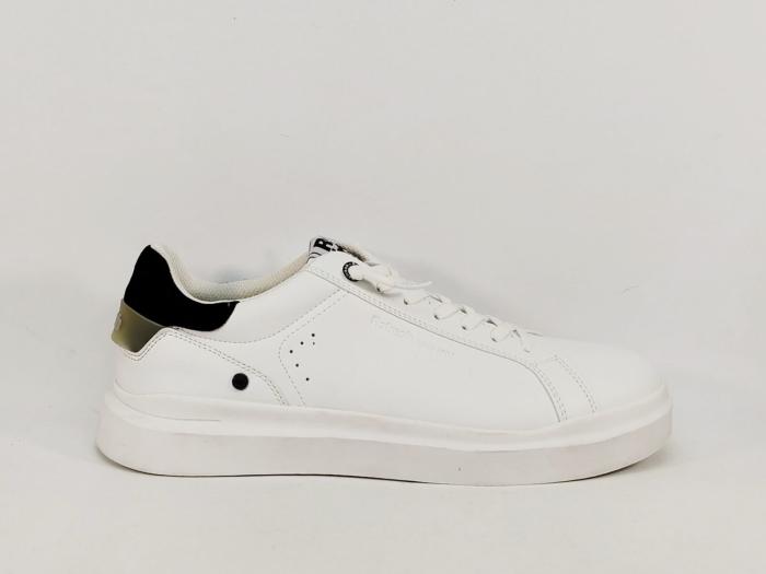 Basket blanche homme sans lacets confortable destockage REFRESH 173060 à pas cher