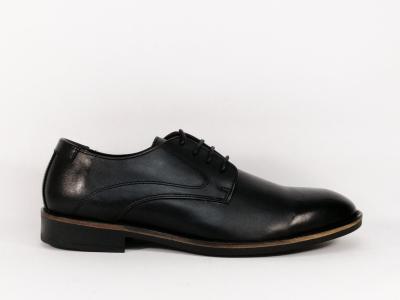 Chaussures habillées pour homme chic et confortable cuir noir ORLAND 23274