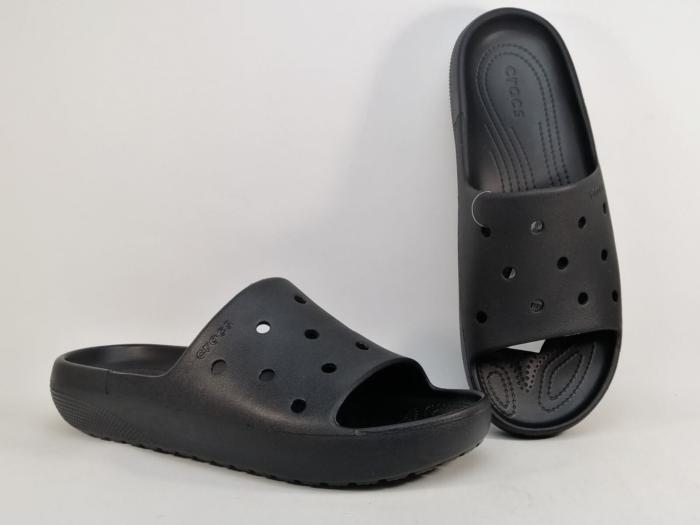 Mule CROCS homme grande taille destockage 209401 noire confortable à pas cher