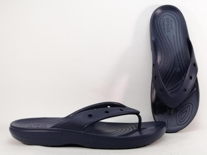 Tong CROCS homme destockage 207713 marine à pas cher grande taille confortable