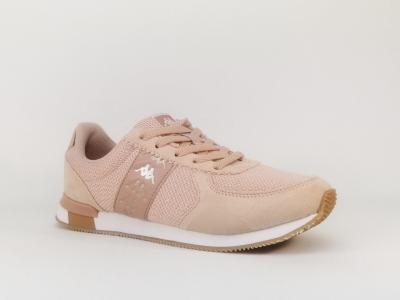 Basket tendance en toile rose KAPPA banda mohan pour femme
