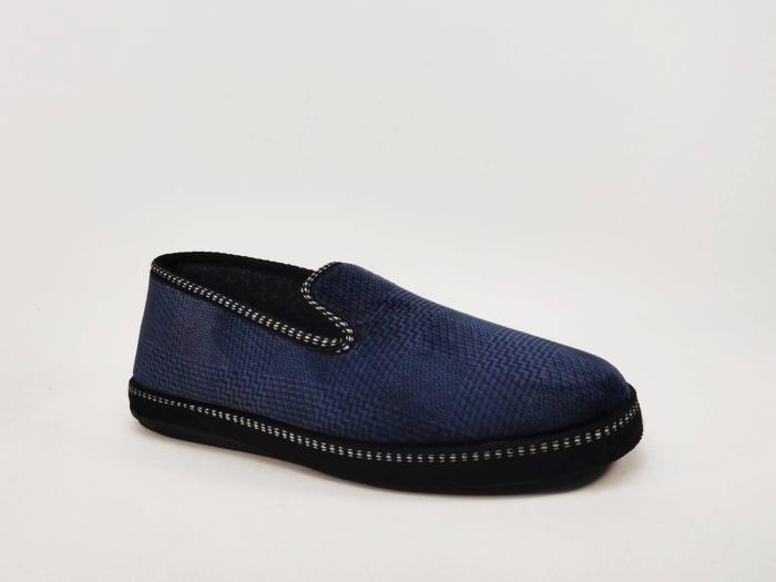 Chausson charentaise homme confortable marine ARIZONA pasti à pas cher
