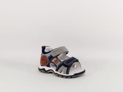 Chaussure bébé garçon été premiers pas en destockage KOUKI by BOPY irenoi marine