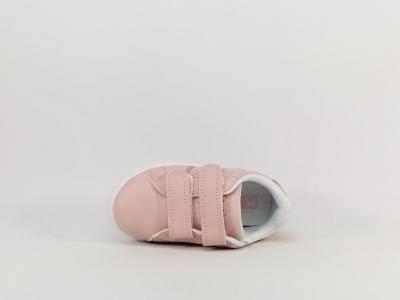 Basket fille bébé à velcro en destockage KAPPA alpha inf rose à pas cher