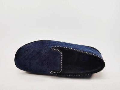 Chausson charentaise homme confortable marine ARIZONA pasti à pas cher
