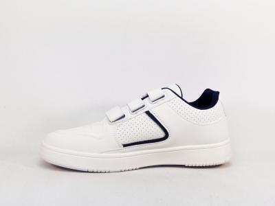 Basket blanche à scratch homme pas cher COMPLICES frollo confortable tendance