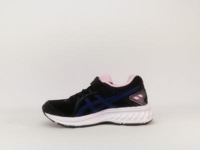Chaussure de running noire à velcro ASICS Jolt 2 PS pour fille