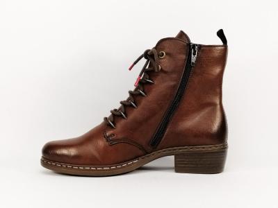 Bottine camel tendance et confortable RIEKER Y0800 femme