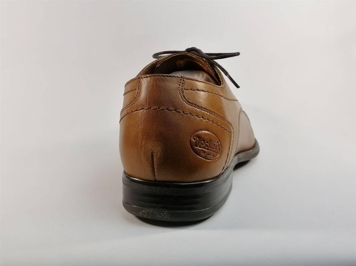 Chaussures habillées en cuir marron DOCKERS | Pointure Plus