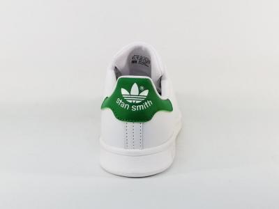 Basket stan smith femme en destockage ADIDAS à pas cher cuir blanc vert