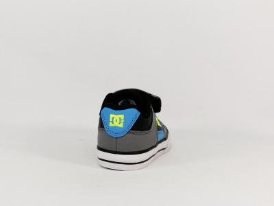Basket garçon bébé à velcro destokage DC shoes pure v en cuir