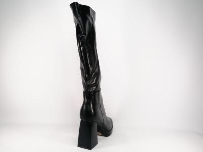 Botte noire femme talon carré chic CINK ME qt07-3 à pas cher