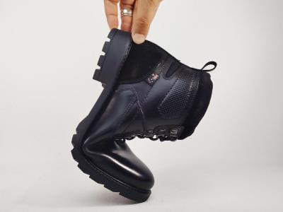 Bottine homme cuir noir chic et confortable destockage ROADSIGN grima tendance