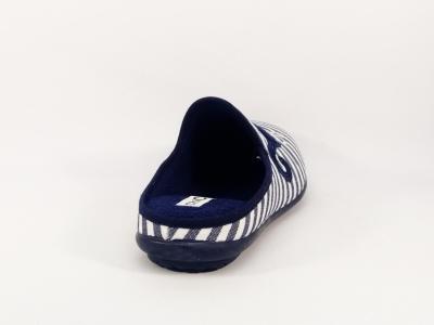 Chausson mule été motif chat femme CHIC & RELAX cadochat marine