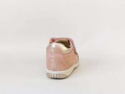 Chaussure bébé fille été semi ouverte cuir rose confortable destockage IMAC 183752