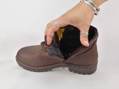 Chaussures montantes homme cuir marron confortables destockage DOCKERS 57IR002 à pas cher