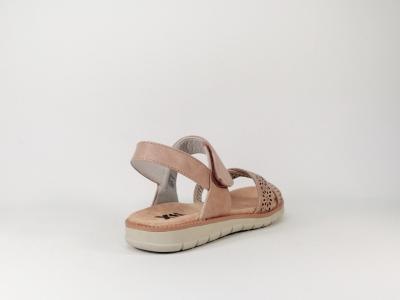 Sandale femme/fille tendance à velcro en destockage XTi 57087 rose