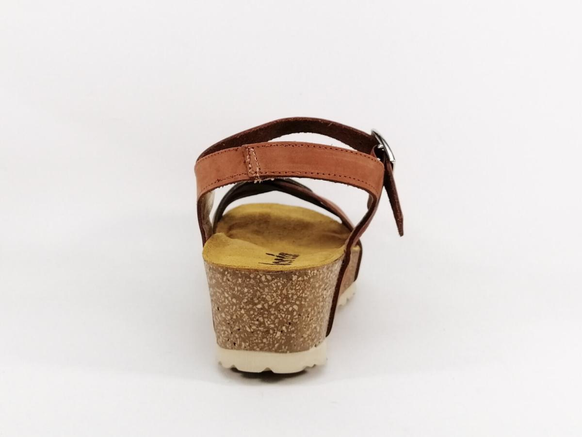Sandale Compensee Confort Cuir JORDANA I Pointure Plus