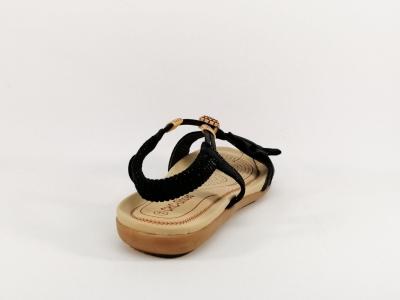 Sandale noire tendance à pas cher pour femme CHIC SHOES DF11