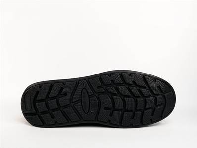 Chaussure à lacets grande largeur destockage HUSH PUPPIES Vines noir grande pointure homme