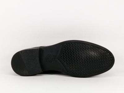 Chaussures habillées pour homme chic et confortable cuir noir ORLAND 23274