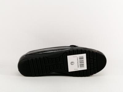Mocassin femme confortable, semelle cuir à pas cher SWEET'R demoniak gun vernis gris