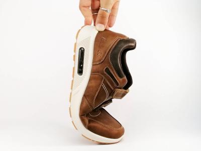 Basket à scratch homme pas cher camel tendance ROUTE 66 ponyo pieds larges
