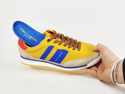 Basket tendance homme jaune confortable en destockage TEDDY SMITH 120300 à pas cher
