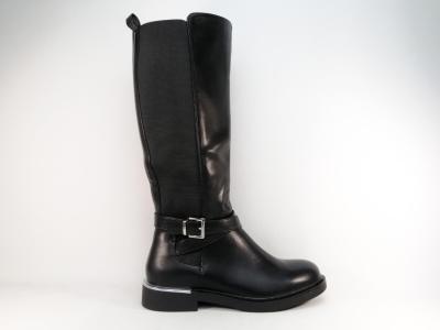 Botte femme grande taille pour mollets larges CINK ME DM100-K3 noire à pas cher