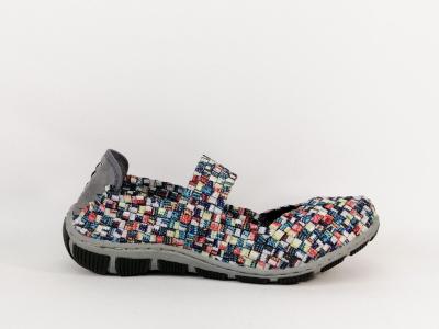 Chaussure élastique tressé femme confort babies destockage ROCK SPRING capetown