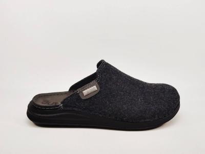 Sabot homme confortable noir semelle cuir CHIC & RELAX OUF myban souple